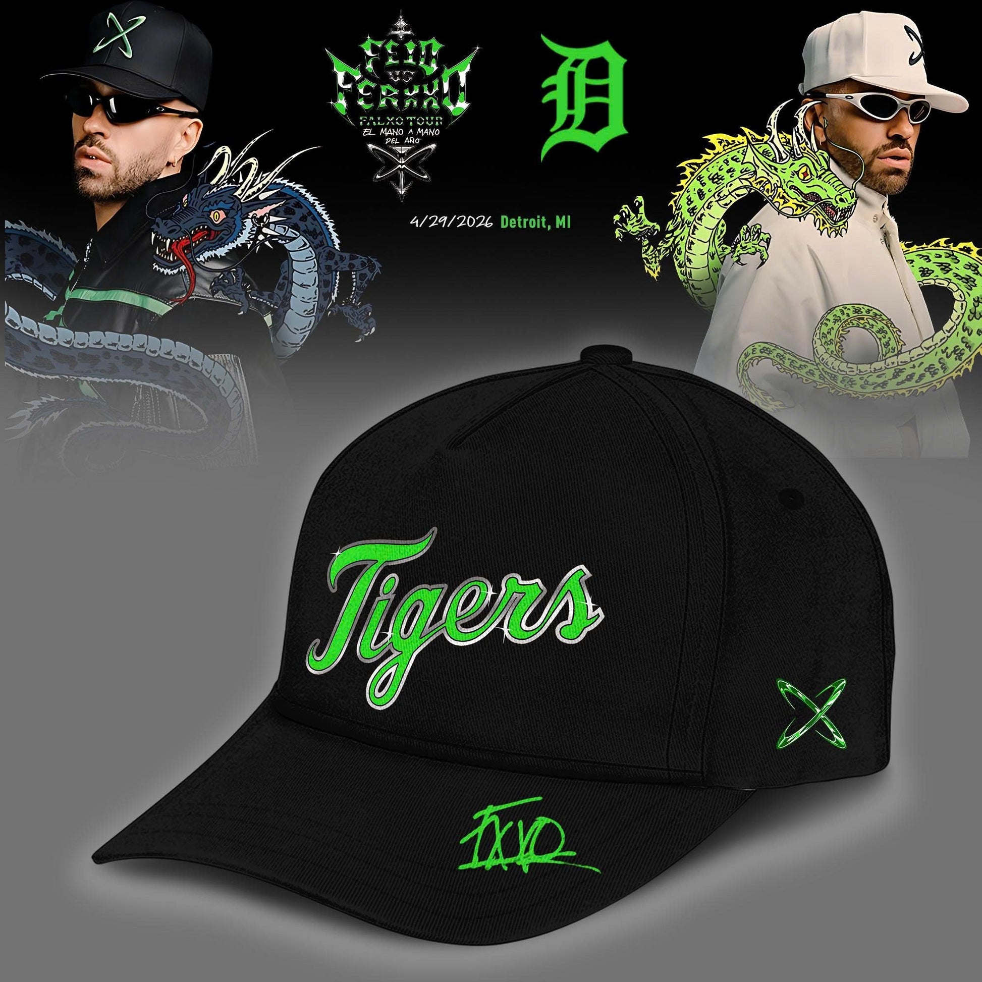 Detroit Tigers x FEID “Falxo Tour 2026” Limited Edition Jersey