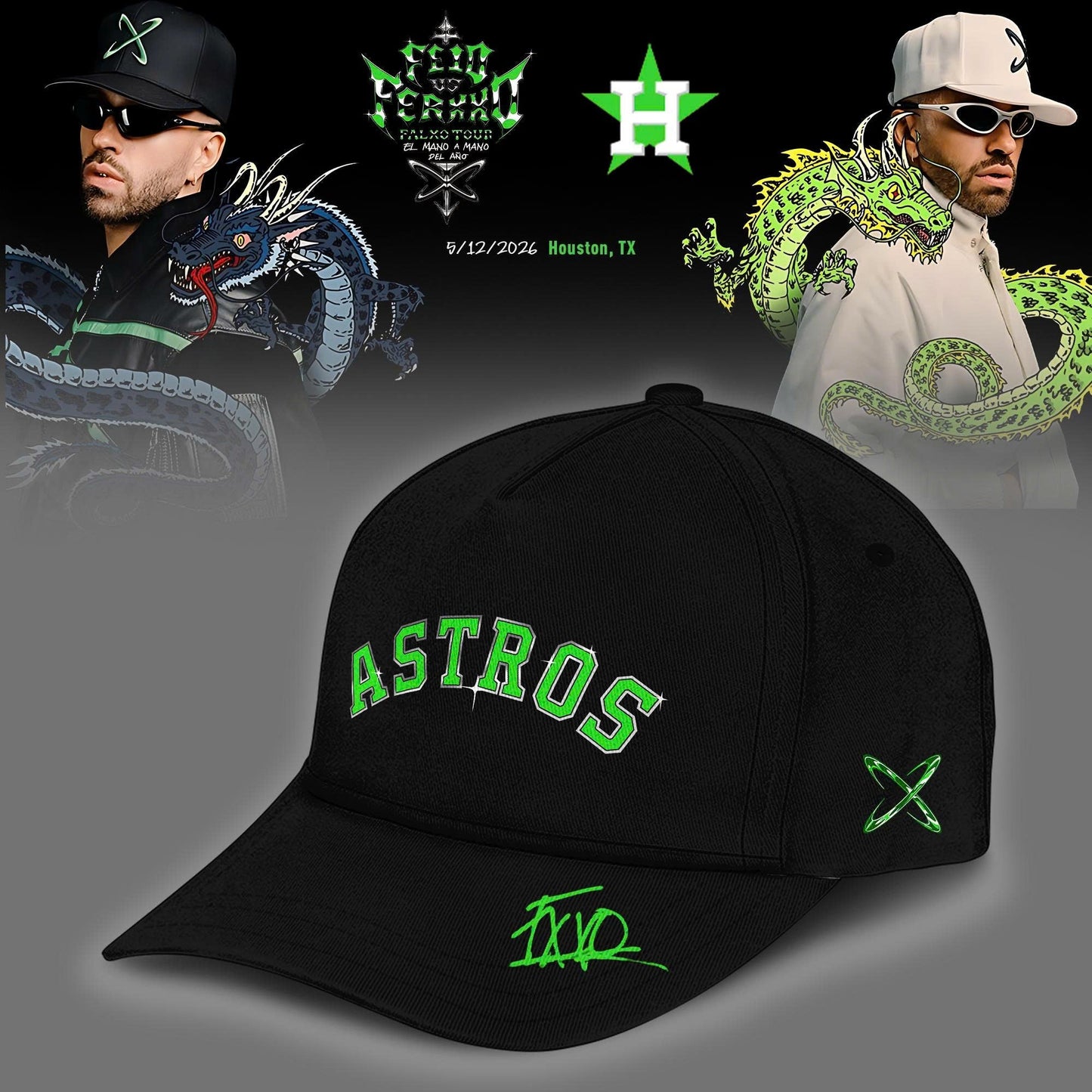 Houston Astros x FEID “Falxo Tour 2026” Limited Edition Jersey