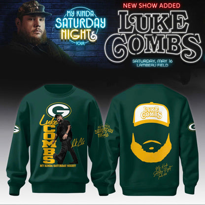 Green Bay Packers x LC My Kinda Saturday Night Tour 2026 Limited Editions Sweatshirt