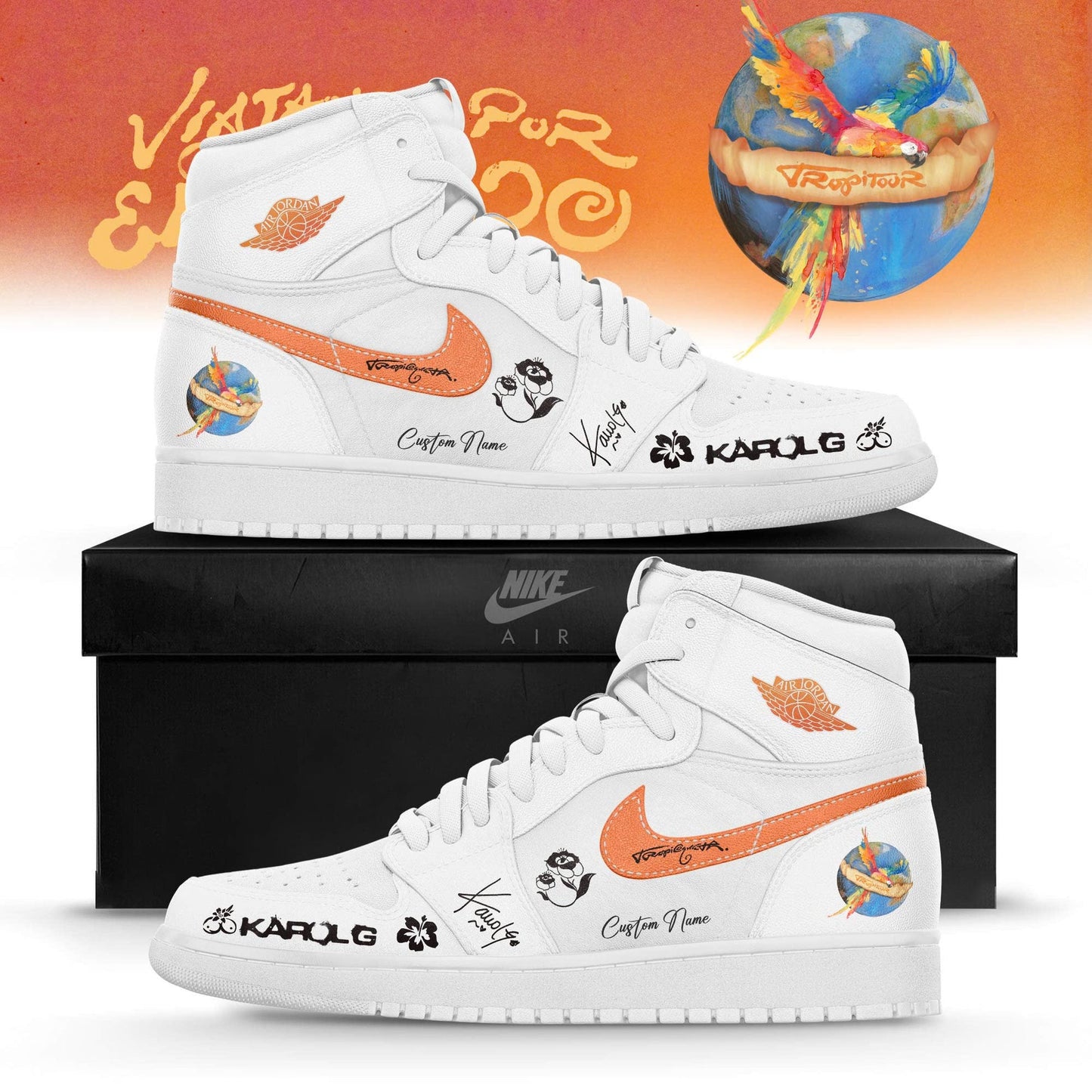 Viajando Por El Mundo Tropitour 2026 Limited Edition Shoes
