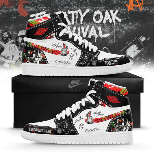 Treaty Oak Revival West Texas Degenerate Tour 2026 Limited Edition AJ1 Sneakers
