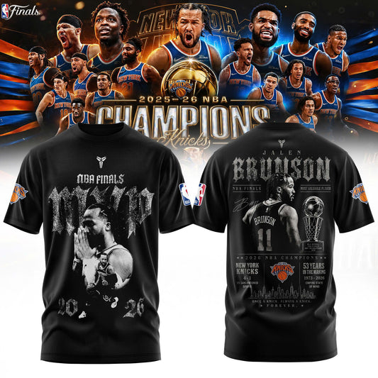 Jalen Brunson New York Knicks 2026 NBA Finals MVP T-Shirt