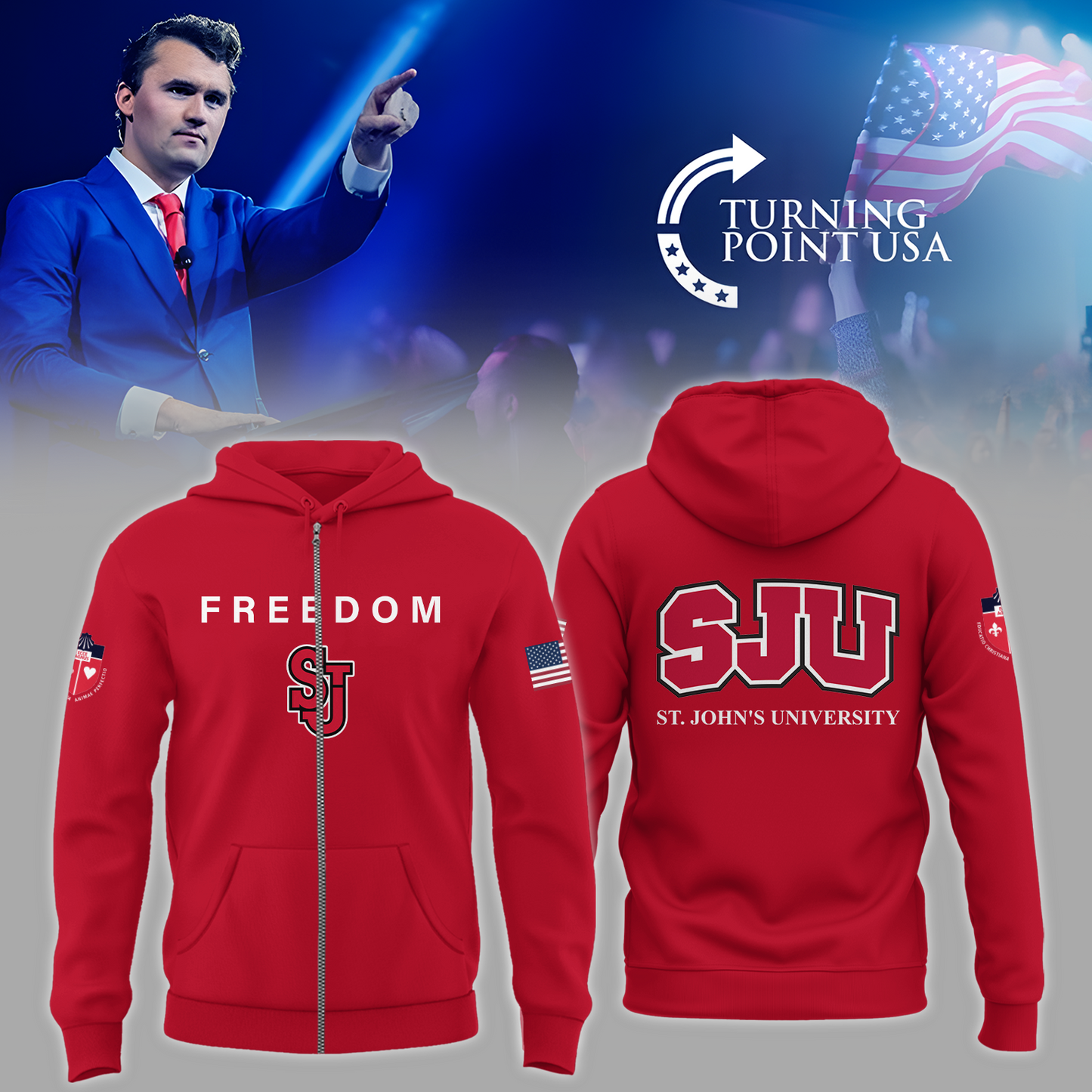 St. John's University Freedom Zip Hoodie